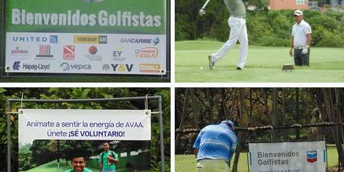 Más de 350 golfistas se unieron a los 18 hoyos de AVAA