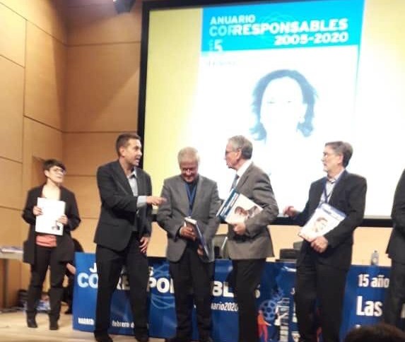 Victor Guédez fue reconocido por la Fundación Corresponsables