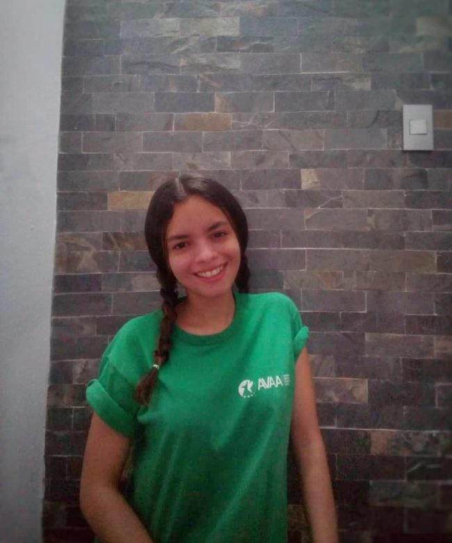 Nuestra becaria Atenea Giménez ya está preparando su proyecto final para LALA 2020