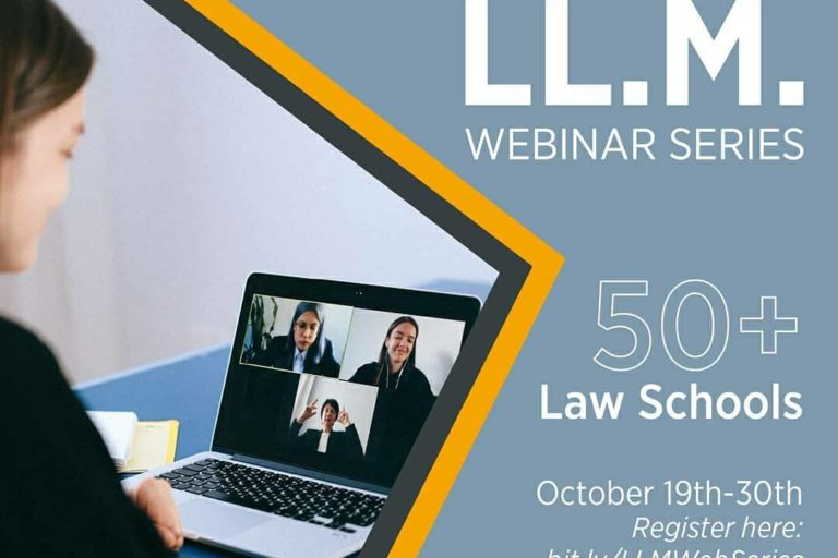 Inicia el ciclo de Webinars sobre Masters en Leyes