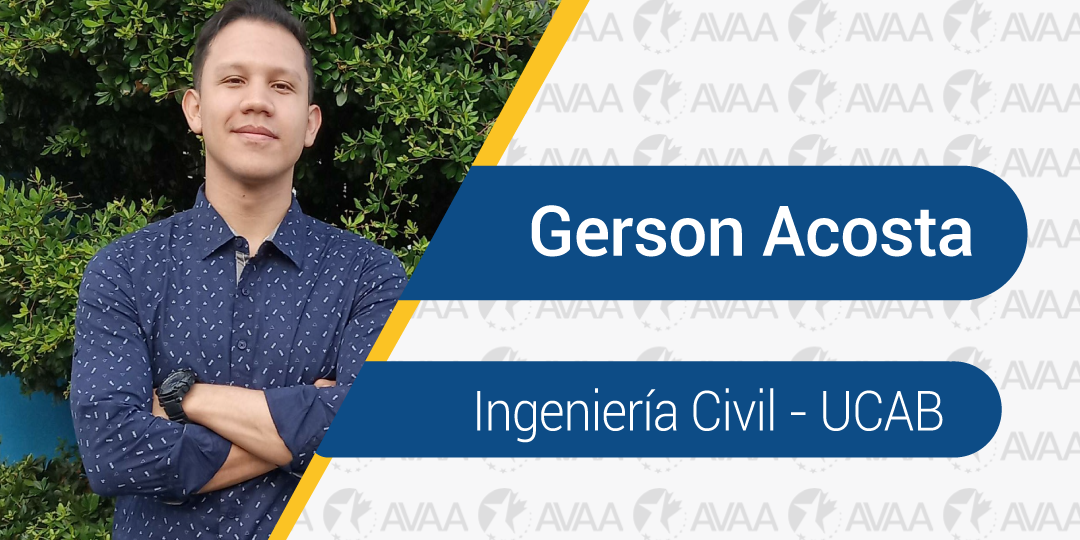 Nuestro egresado Gerson Acosta fue becado por su Alma Mater, la UCAB