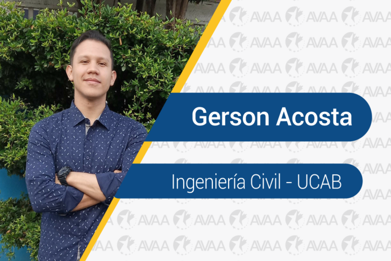 Nuestro egresado Gerson Acosta fue becado por su Alma Mater, la UCAB
